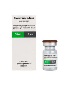 paclitaxel - Paclitaxel-Teva conc. for solution for infusion 6 mg / ml vial 5 ml 1 pc florida Pharmacy Online - florida.buy-pharm.com