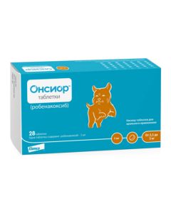 Robenakoksyb - Onsior tablets 5 mg for dogs from 2.5 kg to 5 kg Elanco 28 pcs. (BET) florida Pharmacy Online - florida.buy-pharm.com