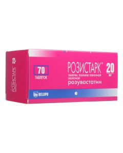 rosuvastatin - Rosistark tablets are covered.pl.ob. 20 mg 70 pcs. florida Pharmacy Online - florida.buy-pharm.com