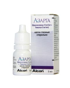 Brinzolamide, Timolol - Azarga eye drops, 5 ml florida Pharmacy Online - florida.buy-pharm.com