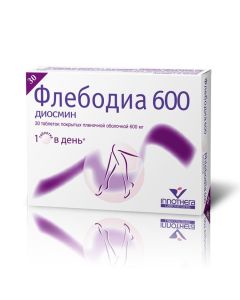 diosmin - Phlebodia 600 tablets 600 mg, 30 pcs. florida Pharmacy Online - florida.buy-pharm.com