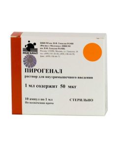 Bakteryaln y lypopolysaharyd - Pyrogenal ampoules 50 mcg, 1 ml, 10 pcs. florida Pharmacy Online - florida.buy-pharm.com