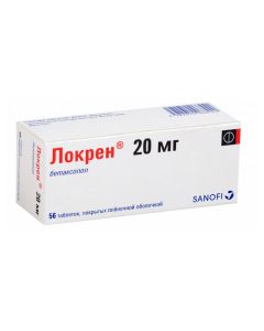 Betaxolol - Lokren tablets 20 mg, 56 pcs. florida Pharmacy Online - florida.buy-pharm.com