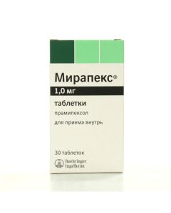 Pramypeksol - Mirapex tablets 1 mg, 30 pcs. florida Pharmacy Online - florida.buy-pharm.com