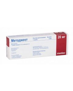 Methotrexate - Metojekt solution for p / leather. enter 50 mg / ml 0, 4 ml (20 mg) syringe 1 pc. florida Pharmacy Online - florida.buy-pharm.com