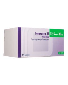 Telmysartan, Hydrohlorotyazyd - Telmista H 80 mg + 12.5 mg tablets 84 pcs. florida Pharmacy Online - florida.buy-pharm.com