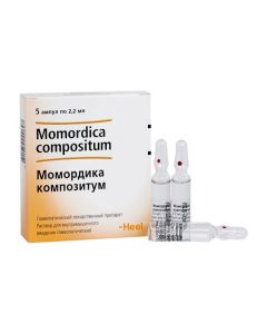 Homeopathic composition - Momordika compositum solution for in / mouse. enter 2.2 ml ampoules ind.up. 5 pieces. florida Pharmacy Online - florida.buy-pharm.com