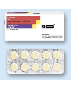 Lamotrigine - Lamitor tablets 100 mg, 50 pcs. florida Pharmacy Online - florida.buy-pharm.com