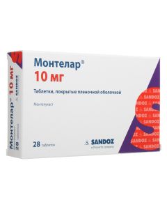 montelukast - Montelar tablets coated. 10 mg, 28 pcs. florida Pharmacy Online - florida.buy-pharm.com
