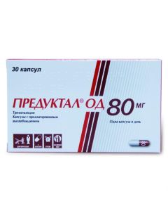 Trimetazidine - Preductal OD capsules with prolonged release. 80 mg 30 pcs. florida Pharmacy Online - florida.buy-pharm.com