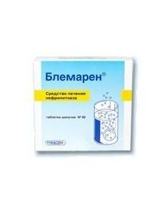 citric acid, potassium bicarbonate, Sodium Citrate - Blemaren effervescent tablets, 80 pcs. florida Pharmacy Online - florida.buy-pharm.com