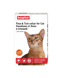 Dyazynon - Beafar Flea & Tick Collar Collar for cats orange from fleas 6 months. and ticks 6 months. 35 cm 1 pc. florida Pharmacy Online - florida.buy-pharm.com