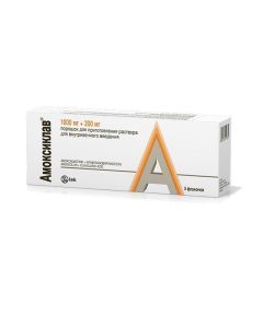 amoxicillin, Clavulanic acid - Amoxiclav pore. d / pr.r-ra for in / veins. vvv.1g + 200 mgfl 5pcs florida Pharmacy Online - florida.buy-pharm.com