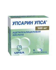 Atsetylsalytsylovaya acid - Upsarin Upsa effervescent tablets 500 mg 16 pcs. florida Pharmacy Online - florida.buy-pharm.com