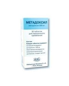 Metadoksyn - Metadoxil tablets 500 mg, 30 pcs. florida Pharmacy Online - florida.buy-pharm.com