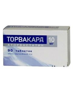 Atorvastatin - Torvacard tablets 10 mg, 90 pcs. florida Pharmacy Online - florida.buy-pharm.com