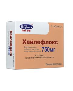 Levofloxacin - Highleflox tablets 750 mg, 5 pcs. florida Pharmacy Online - florida.buy-pharm.com