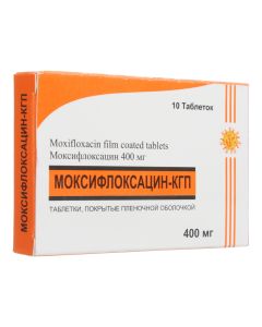 Moxifloxacin - Moxifloxacin-KGP tablets coated.pl.ob. 400 mg 10 pcs. florida Pharmacy Online - florida.buy-pharm.com