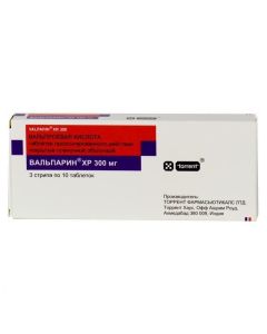 Valproevaya acid - Valparin XP tablets 300 mg, 100 pcs. florida Pharmacy Online - florida.buy-pharm.com