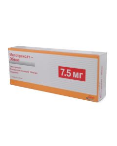 Methotrexate - Methotrexate-Ebeve injection 10 mg / ml 0.75 ml syringe 1 pc. florida Pharmacy Online - florida.buy-pharm.com