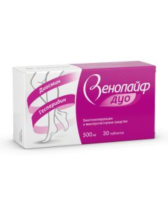 diosmin, flavonoyd in pereschete for hesperidin - Venolife Duo tablets coated. captivity. about. 500 mg 30 pcs. florida Pharmacy Online - florida.buy-pharm.com