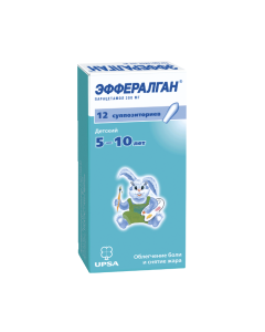 Paracetamol - Efferalgan rectal suppositories 300 mg 12 pcs. florida Pharmacy Online - florida.buy-pharm.com