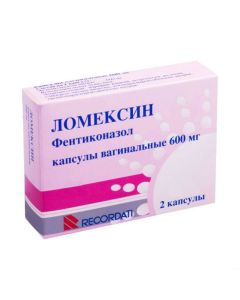 Penticonazole - Lomexin capsules vaginal 600 mg, 2 pc florida Pharmacy Online - florida.buy-pharm.com