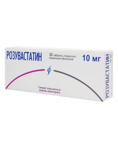 rosuvastatin - rosuvastatin tablets coated. 10 mg 30 pcs. pack florida Pharmacy Online - florida.buy-pharm.com