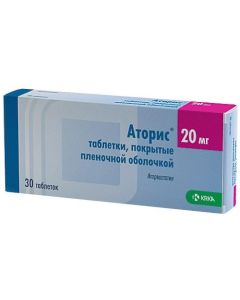 Atorvastatin - Atoris tablets 20 mg, 30 pcs. florida Pharmacy Online - florida.buy-pharm.com