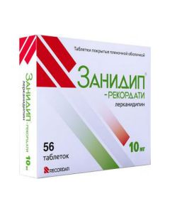 Lerkanydypyn - Zanidip-Recordati tablets coated. 10 mg film 56 pcs. florida Pharmacy Online - florida.buy-pharm.com