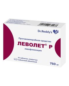 Levofloxacin - Levolet P tablets are covered. 750 mg 10 pcs. florida Pharmacy Online - florida.buy-pharm.com