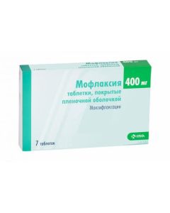 Moxifloxacin - Moflaxia tablets coated. 400 mg 7 pcs. florida Pharmacy Online - florida.buy-pharm.com