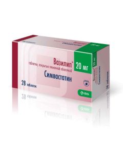 simvastatin - Vasilip tablets 20 mg, 28 pcs. florida Pharmacy Online - florida.buy-pharm.com