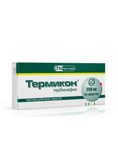 terbinafine - Thermicon tablets 250 mg, 14 pcs. florida Pharmacy Online - florida.buy-pharm.com