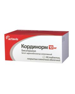 bisoprolol - cordinorm tablets are coated. 10 mg 90 pcs. florida Pharmacy Online - florida.buy-pharm.com