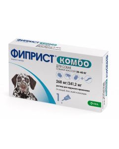 Fipronil, metoprene - Fiprist Combo drops at the withers for dogs 20-40 kg 2.68 ml pipette 1 pc. (BET) florida Pharmacy Online - florida.buy-pharm.com