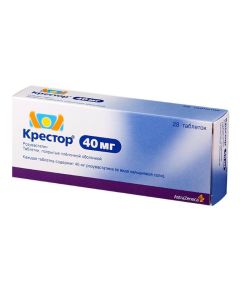 rosuvastatin - Krestor tablets are covered.pl.ob. 40 mg 28 pcs. florida Pharmacy Online - florida.buy-pharm.com