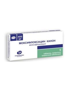 Moxifloxacin - Moxifloxacin Canon tablets coated.pl.ob. 400 mg 5 pcs. florida Pharmacy Online - florida.buy-pharm.com