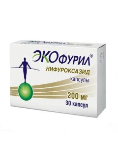 nifuroxazide - Ecofuril Capsules 200 mg 30 pcs florida Pharmacy Online - florida.buy-pharm.com