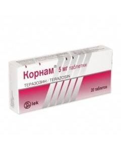 terazosin - Kornam tablets 5 mg, 20 pcs. florida Pharmacy Online - florida.buy-pharm.com