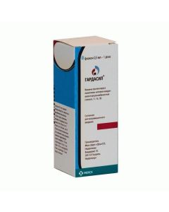 vaccine against the virus papyllom man kvadryvalentnaya, recombinant (types 6, 11, 16, 18) - Gardasil suspension for v / m administration. 0.5 ml / dose 0.5 ml (1 dose) vial 1 pc. florida Pharmacy Online - florida.buy-pharm.com