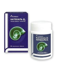 calcium gluconate, Kolekaltsyferol - Natekal D3 lozenges, 60 pcs. florida Pharmacy Online - florida.buy-pharm.com