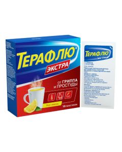 Paracetamol, Phenylephrine, Phenyramine - TeraFlu Extra lemon sachets 10 pcs florida Pharmacy Online - florida.buy-pharm.com