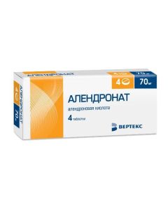 Alendronovaya acid - Alendronate tablets 70 mg, 4 pcs. florida Pharmacy Online - florida.buy-pharm.com