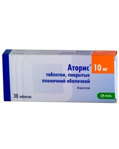 Atorvastatin - Atoris tablets 10 mg, 30 pcs. florida Pharmacy Online - florida.buy-pharm.com