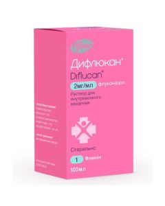 Fluconazole - Diflucan solution for iv. enter 2 mg / ml 100 ml vials 1 pc. florida Pharmacy Online - florida.buy-pharm.com