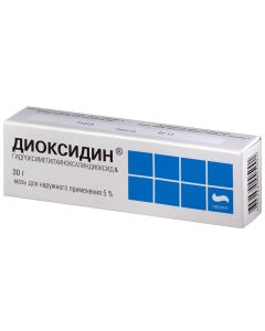 Hydroksymetylhynoksylyndyoksyd - Dioxidin ointment 5%, 30 g florida Pharmacy Online - florida.buy-pharm.com