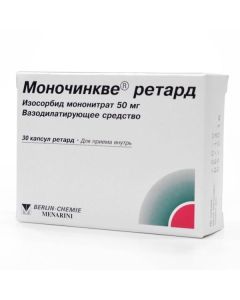 isosorfloridae mononitrate - Monochinque retard capsules retard 50 mg, 30 pcs. florida Pharmacy Online - florida.buy-pharm.com