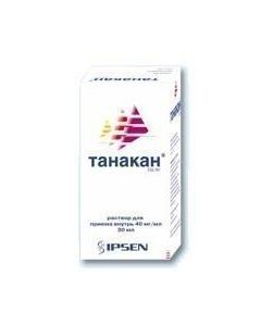 Ginkgo dvulopastnoho lystev ekstrakt - Tanakan vials 40 mg / ml, 30 ml florida Pharmacy Online - florida.buy-pharm.com