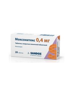 moxonidine - Moxonitex tablets coated.pl.ob. 400 mcg 28 pcs. florida Pharmacy Online - florida.buy-pharm.com